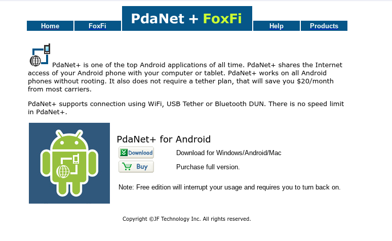 Use PDANet to Tether Without Root and Bypass Carrier Throttling