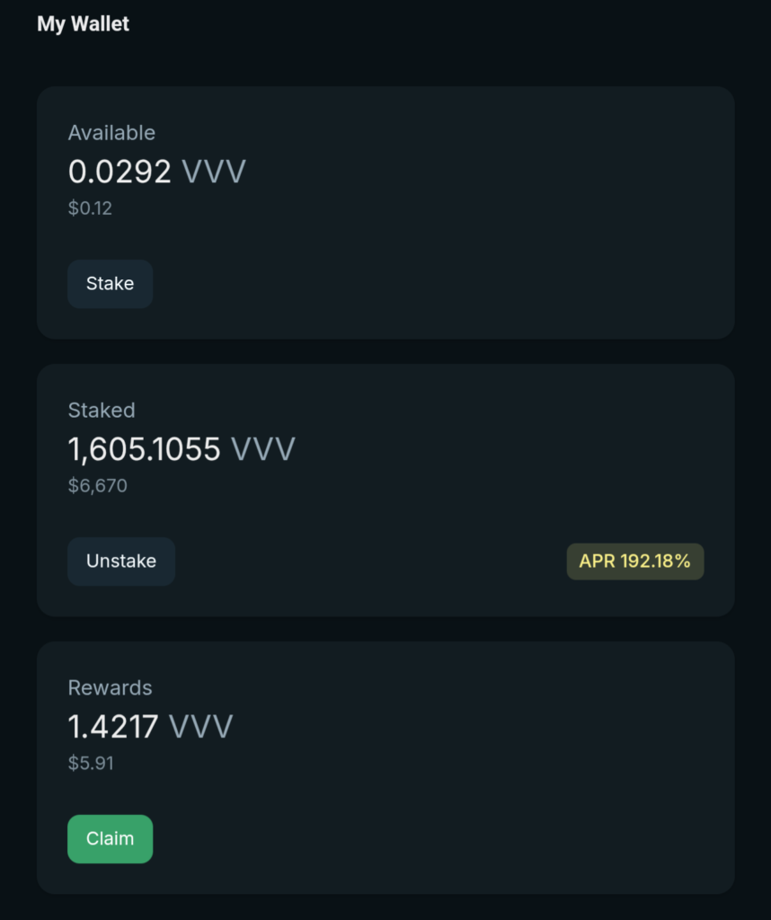 Stake VVV and Earn Yields / Get Access to uncensored, private AI APIs that don't cost per prompt,